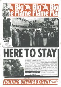 Big Flame. Newspaper. To The People of Mashad, Iran. January 1979. Front cover. Deposited at MayDay Rooms, 24 January, 2014.