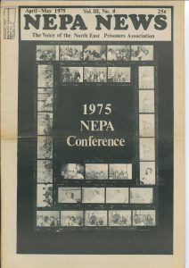 NEPA News Vol.III, No.4. April-May1975. The Voice of New England Prisoners Association. 1975 NEPA Conference. Deposited by Peter Linebaugh at MayDay Rooms, January 2013.