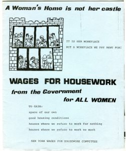 Wages for Housework. A Woman’s home is not her castle... it is her workplace. Front Cover. Pp 1-8 Undated. Deposited by Silvia Federici at MayDay Rooms, January 29, 2013.